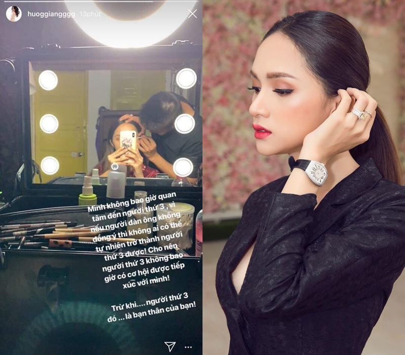 huong giang idol gay xon xao khi len tieng ban luan ve nguoi thu 3