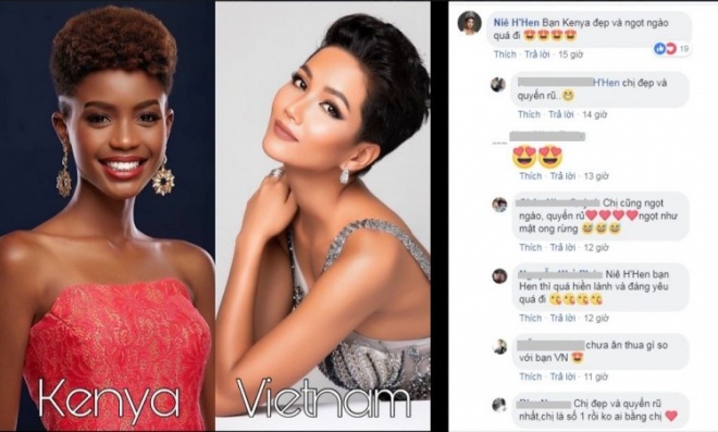 fan like ram ram phan ung cua hhen nie truoc doi thu toc tem tai miss universe