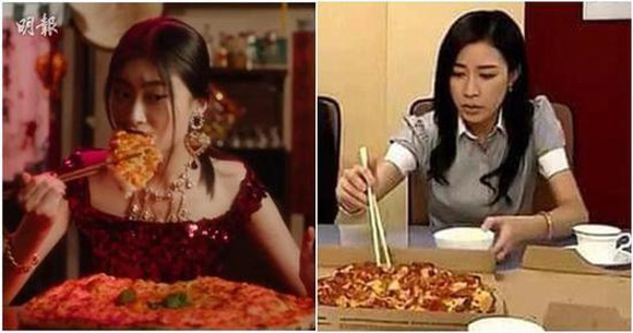 giua tam bao dg ke hoang hau xa thi man gay tranh cai vi dung dua gap pizza
