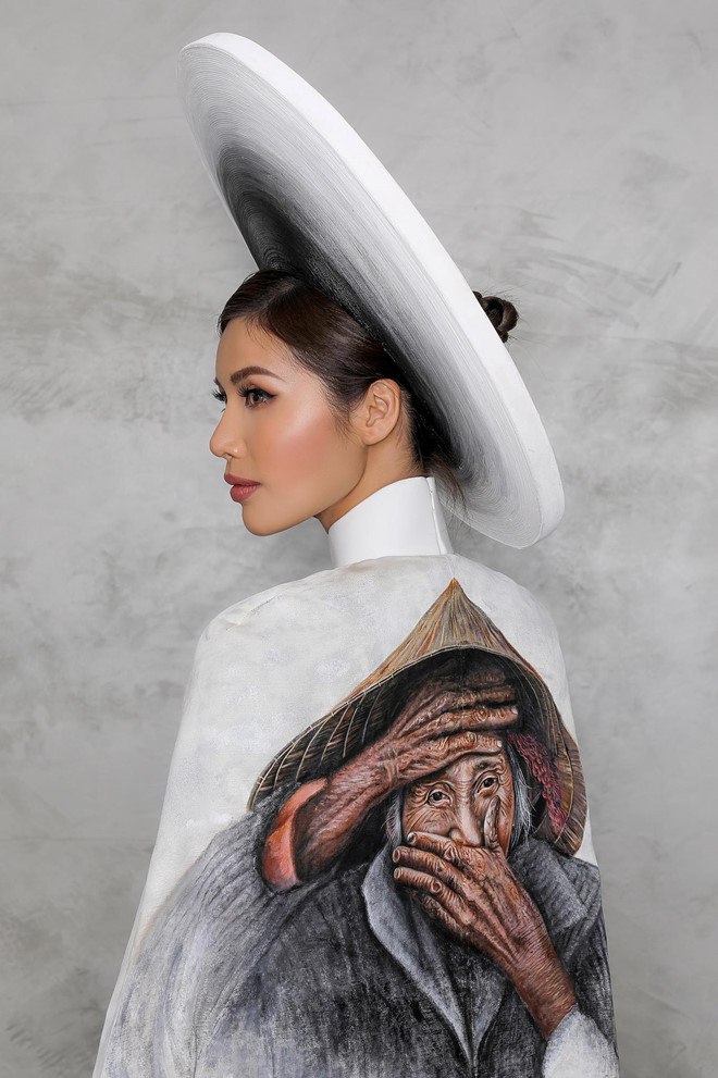 minh tu cong bo ao dai in hinh ba cu viet dep nhat the gioi