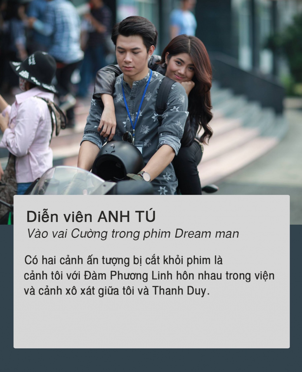 Diễn viên Anh Tú tiết lộ 5 bí mật phía hậu trường của phim 'Dream Man' dien vien anh tu tiet lo 5 bi mat phia hau truong cua phim dream man
