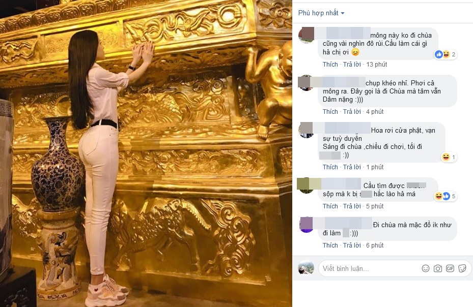 dang anh di chua sam hoi thu dung bi cong dong mang nem da du xay biet thu