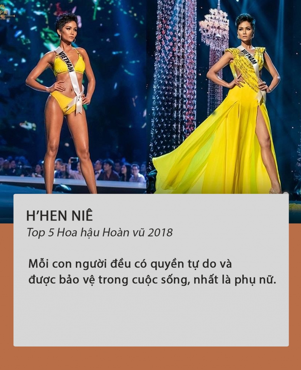INFOGRAPHIC: Những câu nói truyền cảm hứng của H'Hen Niê infographic nhung cau noi truyen cam hung cua hhen nie