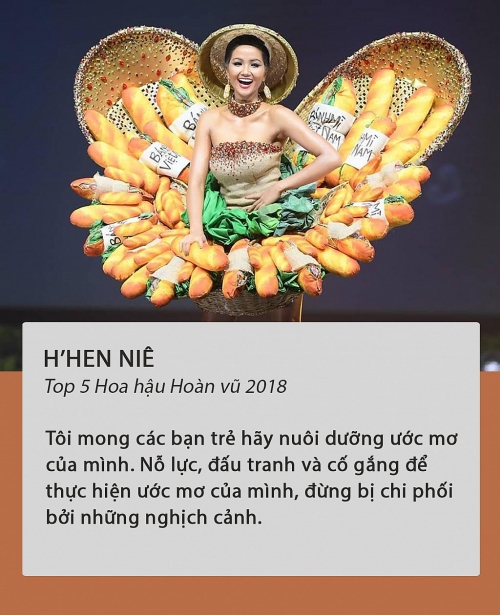 INFOGRAPHIC: Những câu nói truyền cảm hứng của H'Hen Niê infographic nhung cau noi truyen cam hung cua hhen nie