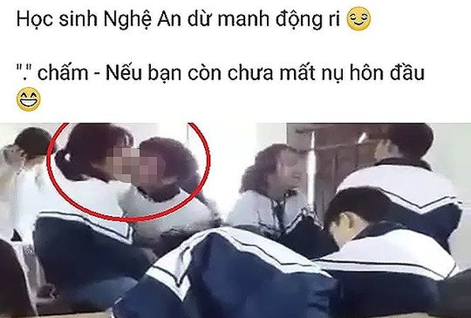 gui don kien gia dinh khang dinh nu sinh tu tu vi clip hon nhau voi ban trai bi phat tan tren mang