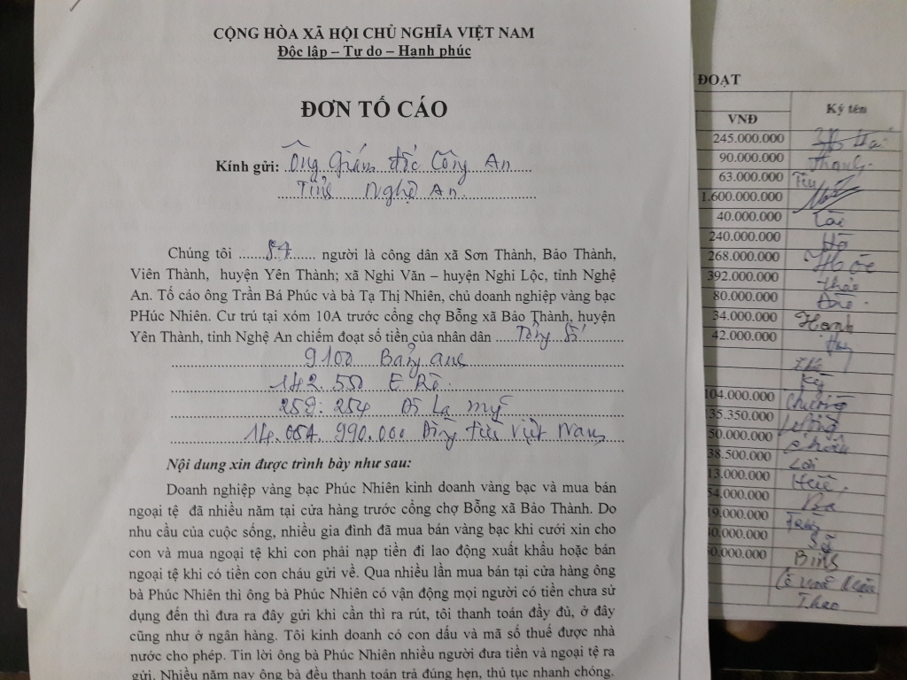 cua hang vang bac tu tuyen bo pha san sau khi nhan hang chuc ty tien gui tiet kiem cua nguoi dan