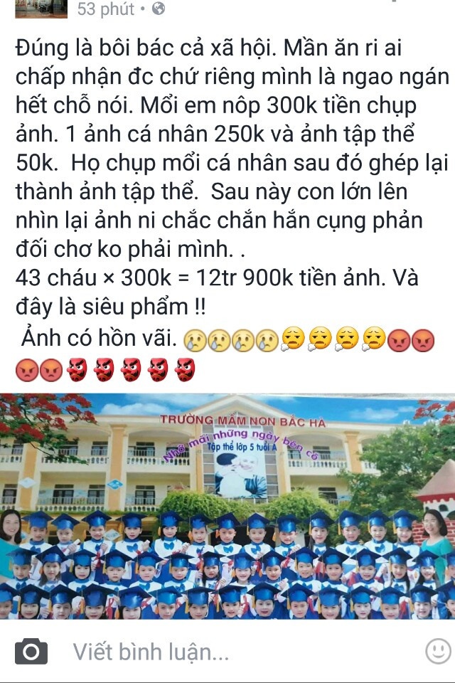 nha truong len tieng vu buc anh ky yeu lop mam non cat ghep gay xon xao