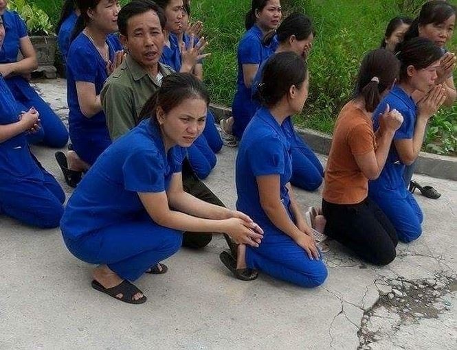 giao vien quy xin chu tich thi tran dung dong cua truong khong ai xui duc