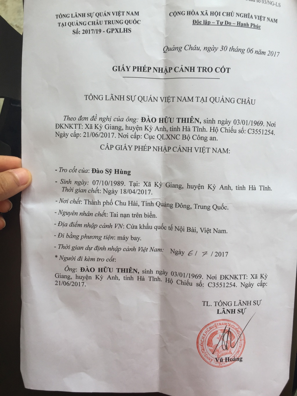 noi dau cua gia dinh lao dong gap nan tu vong o trung quoc