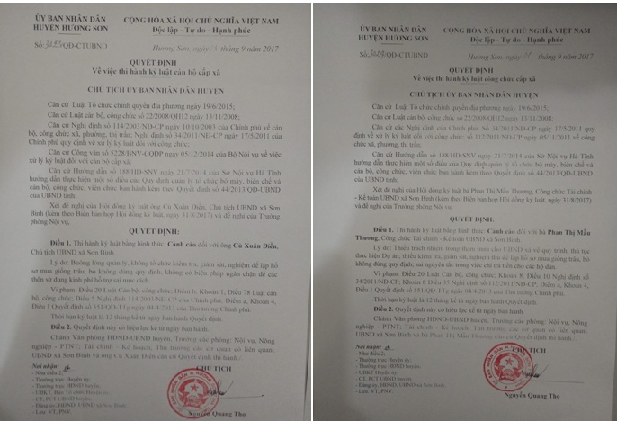 canh cao chu tich xa vi lay tien ho tro nguoi ngheo mua bo de lam duong