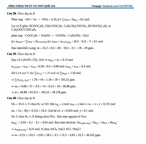 de thi thu thpt quoc gia 2018 lan 2 mon hoa truong thpt chuyen vinh phuc