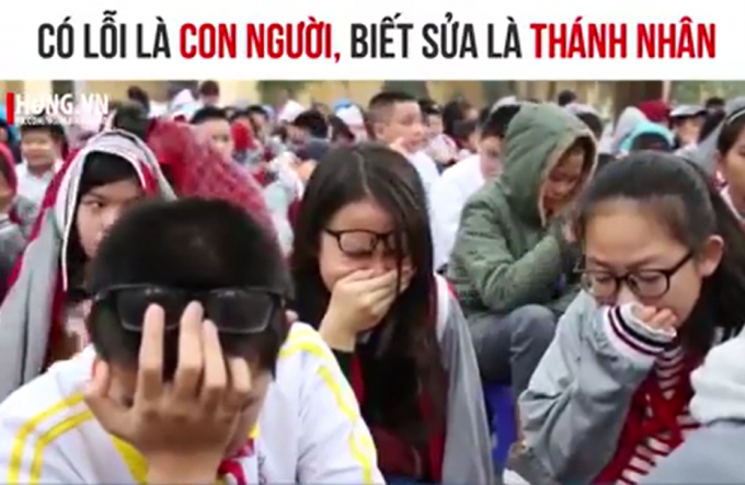 nghe thay giao giang ve tinh yeu thuong hang tram hoc sinh roi nuoc mat