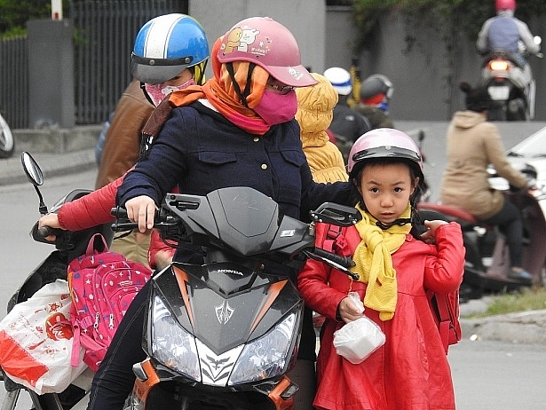 ha noi ret dam dieu chinh thoi gian hoc de hoc sinh khong di hoc som