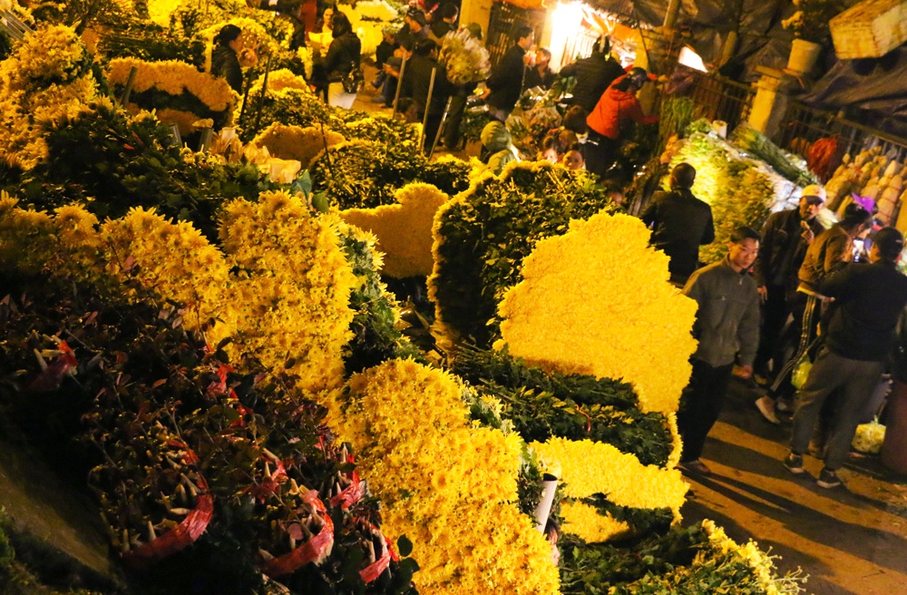dem khong ngu o cho hoa lon nhat ha noi ngay sat tet nguyen dan 2019