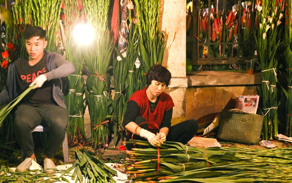 dem khong ngu o cho hoa lon nhat ha noi ngay sat tet nguyen dan 2019