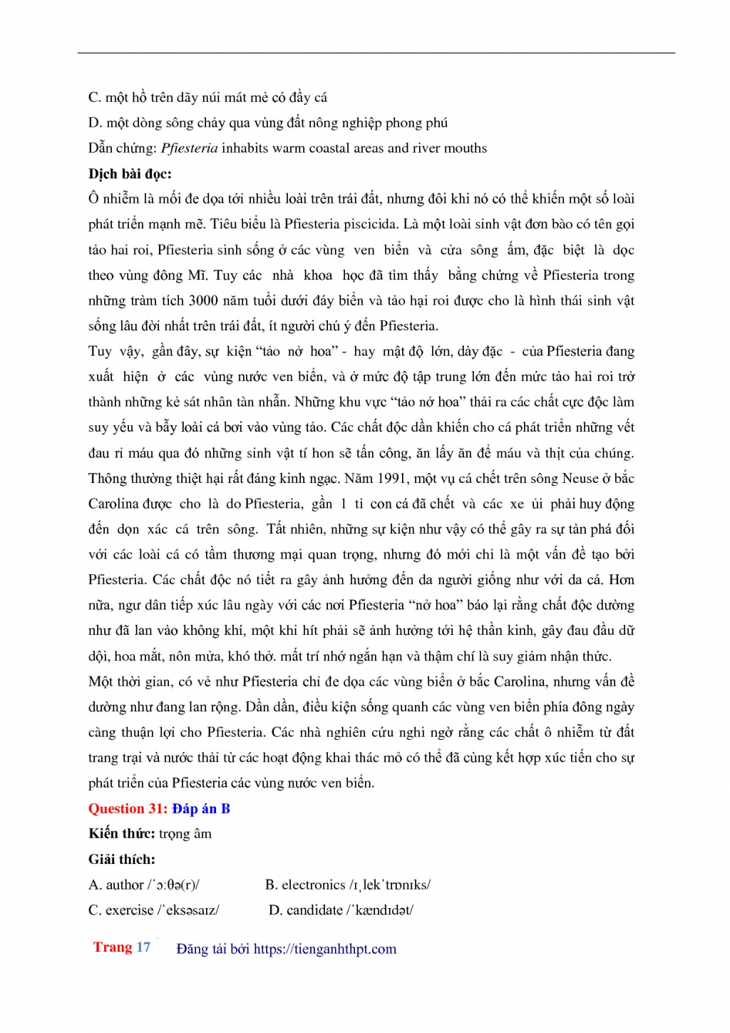 de thi thu thpt quoc gia 2018 mon tieng anh thpt chuyen luong van tuy