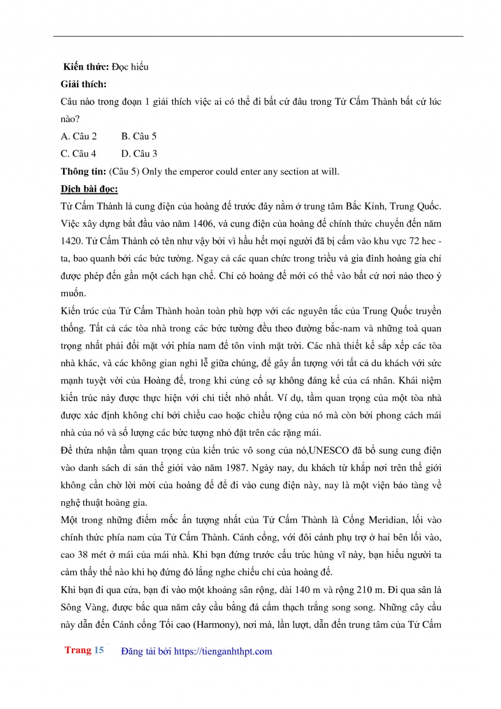 de thi thu thpt quoc gia 2018 mon tieng anh lan 2 thpt chuyen hung yen