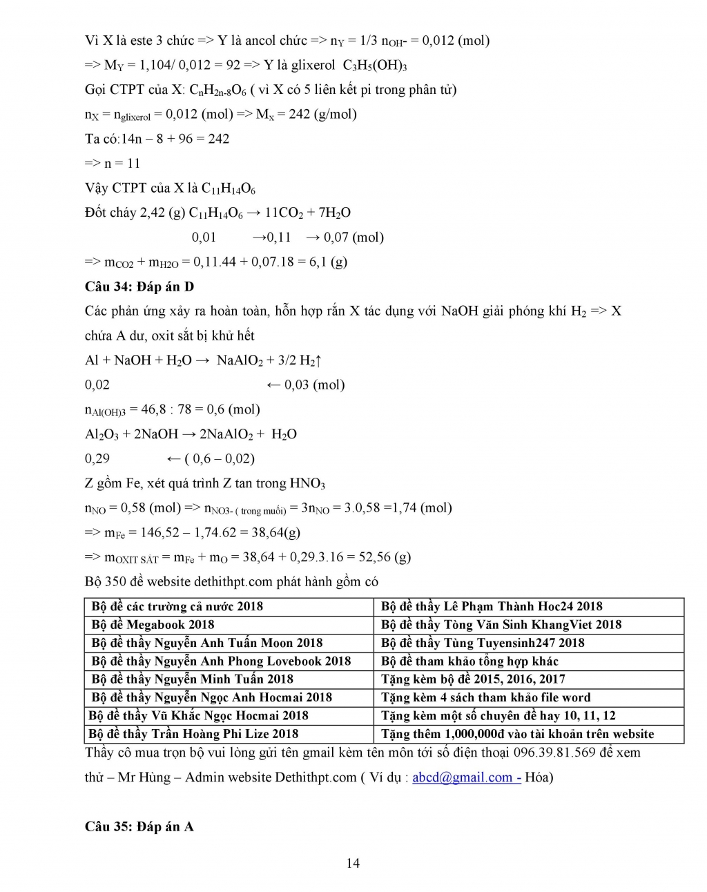 de thi thu thpt quoc gia 2018 mon hoa lan 4 thpt chuyen hung vuong