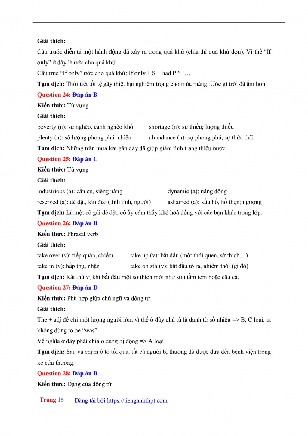 de thi thu thpt quoc gia 2018 mon tieng anh thpt chuyen phan ngoc hien