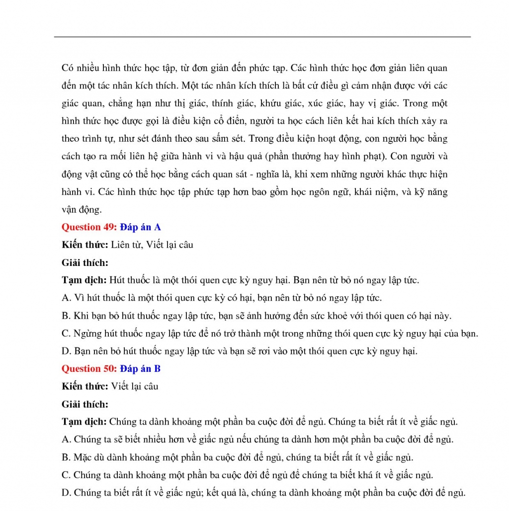 de thi thu thpt quoc gia 2018 mon tieng anh thpt chuyen phan ngoc hien