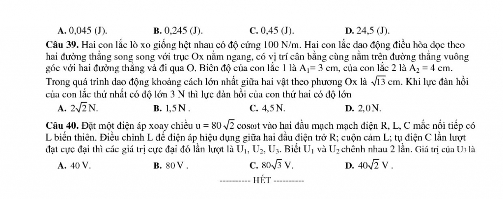 giai chi tiet de thi thu thpt quoc gia 2018 mon vat li so gddt quang nam