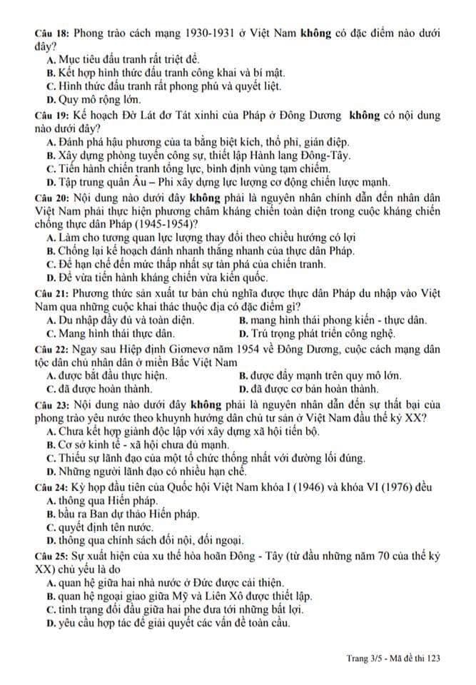 Đề thi thử THPT quốc gia 2018 môn Sử lần 4 THPT chuyên Vĩnh Phúc de thi thu thpt quoc gia 2018 mon su lan 4 thpt chuyen vinh phuc