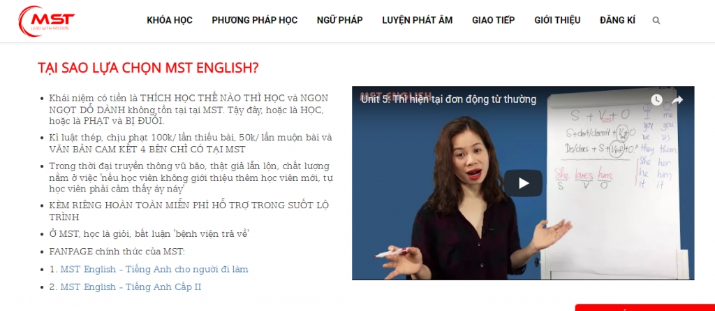 vu co giao tieng anh chui hoc vien la con lon phat tien hoc vien la hinh thuc pho bien