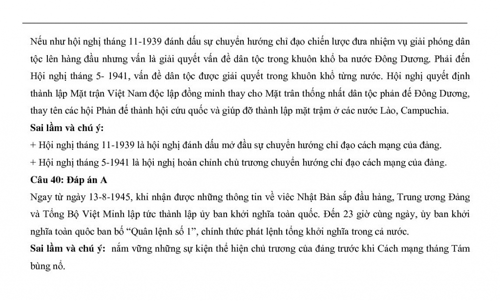 giai chi tiet de thi thu thpt quoc gia 2018 mon su thpt chuyen lam son
