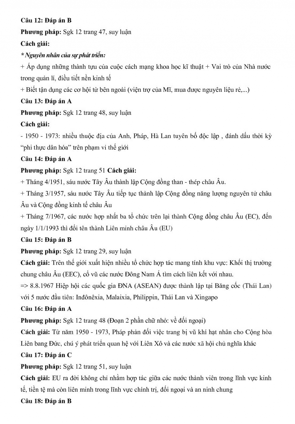 giai chi tiet de thi thu thpt quoc gia 2018 mon su lan 2 thpt chuyen thai binh