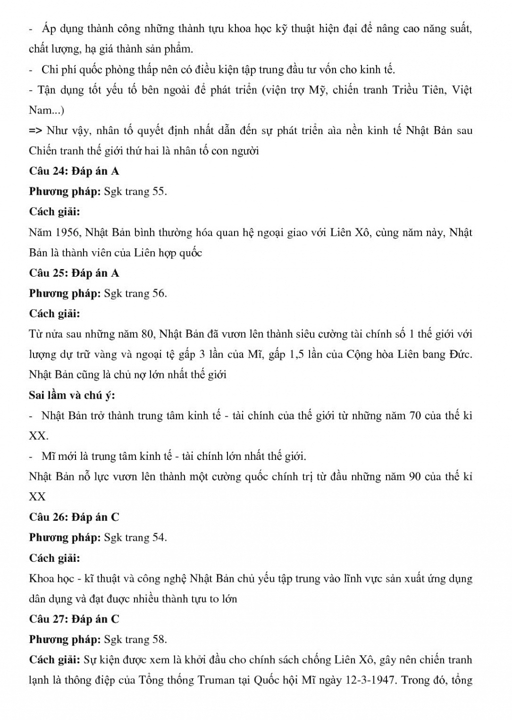 giai chi tiet de thi thu thpt quoc gia 2018 mon su lan 2 thpt chuyen thai binh