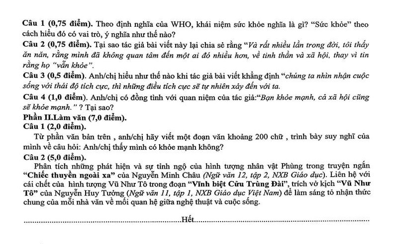 de thi thu thpt quoc gia 2018 mon van lan 3 thpt chuyen su pham