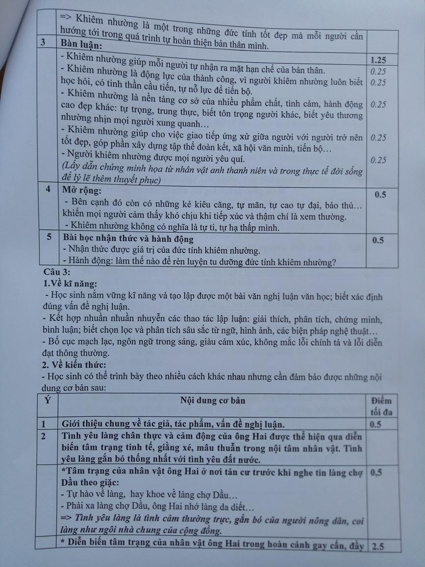 dap an de thi vao lop 10 mon ngu van so gddt hai duong nam 2018