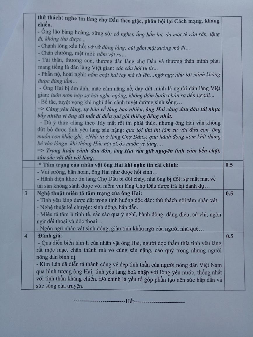 dap an de thi vao lop 10 mon ngu van so gddt hai duong nam 2018