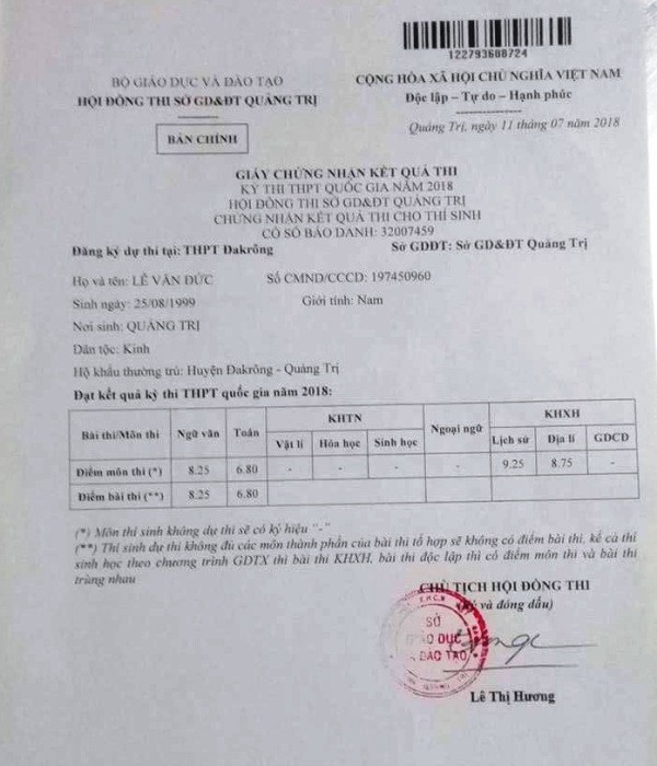 vuong ly lich nam sinh viet thu cau cuu bo truong bo cong an