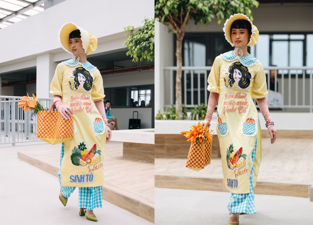Khó rời mắt với đồ án áo dài cực 'chất' của sinh viên năm 2 ĐH Văn Lang kho roi mat voi do an ao dai cuc chat cua sinh vien nam 2 dh van lang