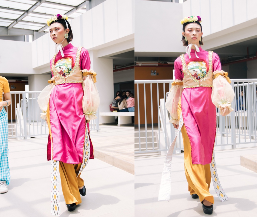 Khó rời mắt với đồ án áo dài cực 'chất' của sinh viên năm 2 ĐH Văn Lang kho roi mat voi do an ao dai cuc chat cua sinh vien nam 2 dh van lang
