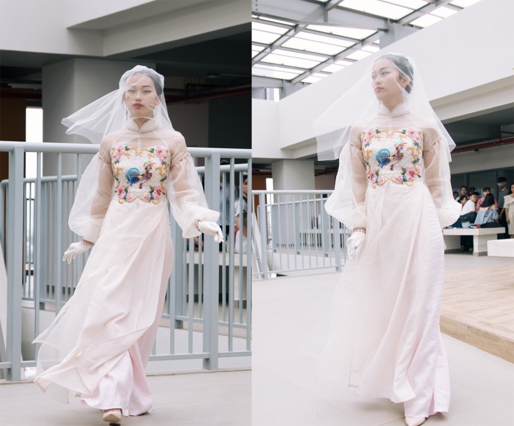 Khó rời mắt với đồ án áo dài cực 'chất' của sinh viên năm 2 ĐH Văn Lang kho roi mat voi do an ao dai cuc chat cua sinh vien nam 2 dh van lang