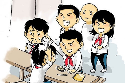 10 nam am anh vi bi bat nat o truong tieu hoc