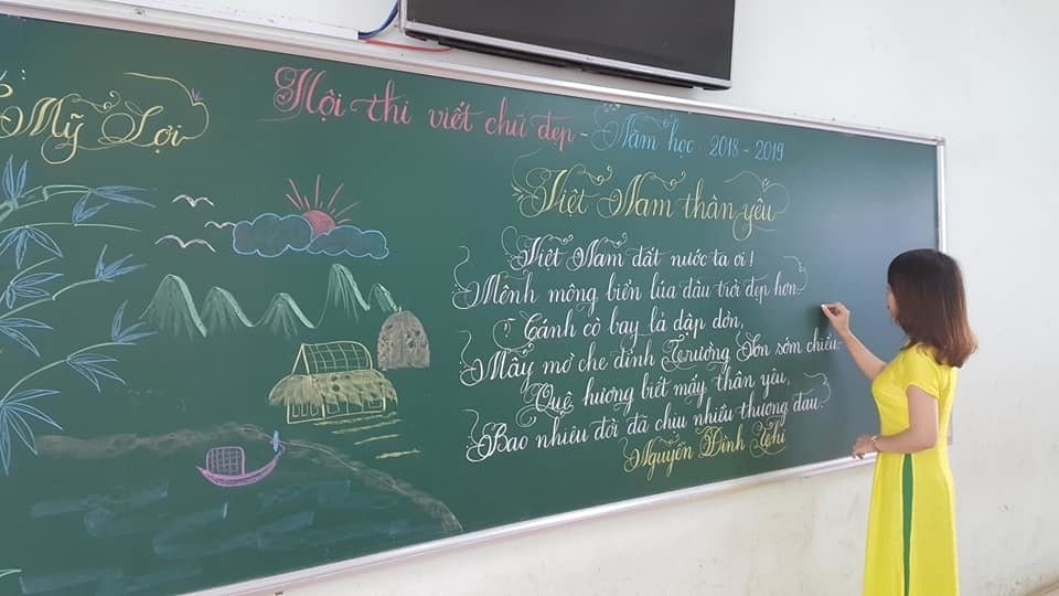 18 bài thi viết chữ đẹp của các cô giáo khiến dân mạng sục sôi 18 bai thi viet chu dep cua cac co giao khien dan mang suc soi