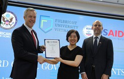 Nguyên Đại sứ Mỹ Ted Osius làm Phó Chủ tịch ĐH Fulbright Việt Nam