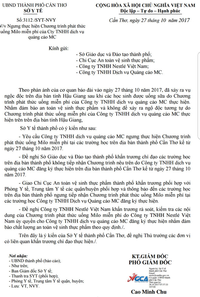 su a milo cho ho c sinh uo ng duo c pha che trong nha tro