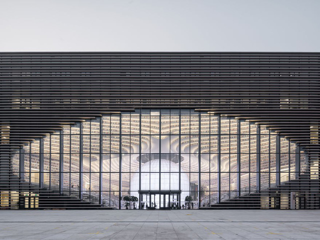 ngam thu vien doc dao luu giu 12 trieu cuon sach