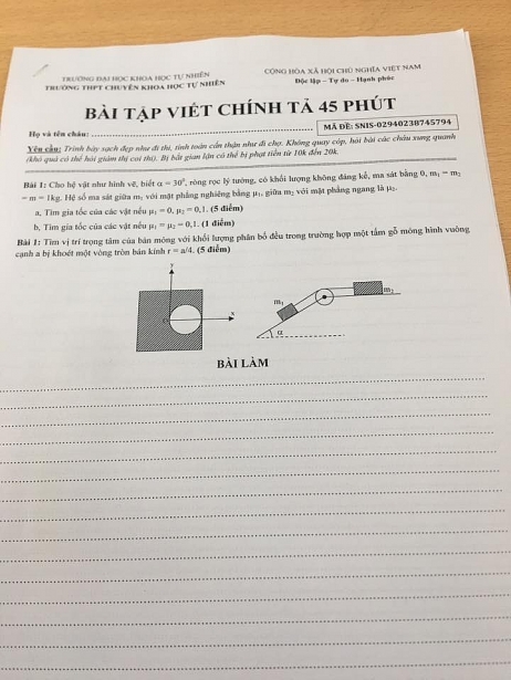 de kiem tra don xin moi cac chau lam bai cua thay giao chuyen khoa hoc tu nhien