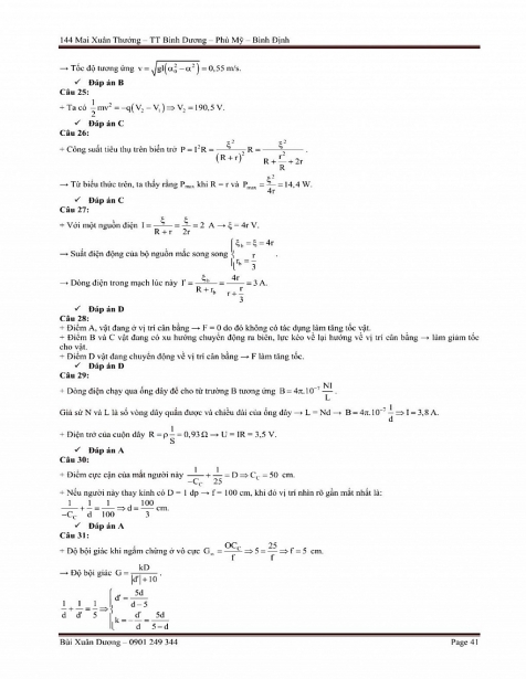 de thi thu thpt quoc gia 2018 mon vat ly truong thpt chuyen lam son