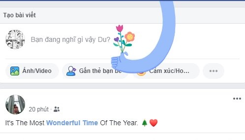 mung giang sinh 2018 facebook tao hieu ung bat ngo khi go thoi gian tuyet voi