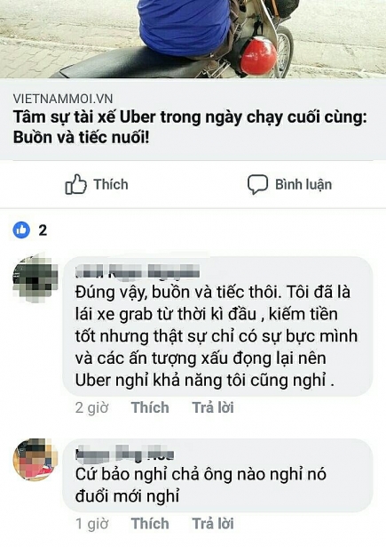 Ngày cuối Uber hoạt động, tài xế vẫn chăm chỉ 'cầy cuốc' ngay cuoi uber hoat dong tai xe van cham chi cay cuoc