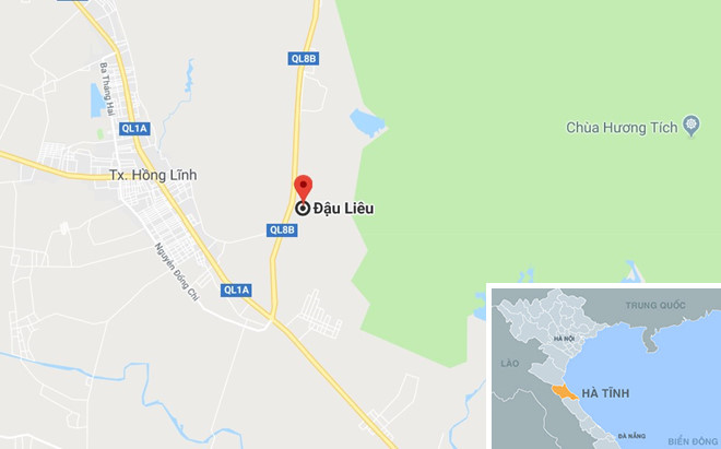 chan xe cho 100 thung nam lon thoi tren duong vao nam