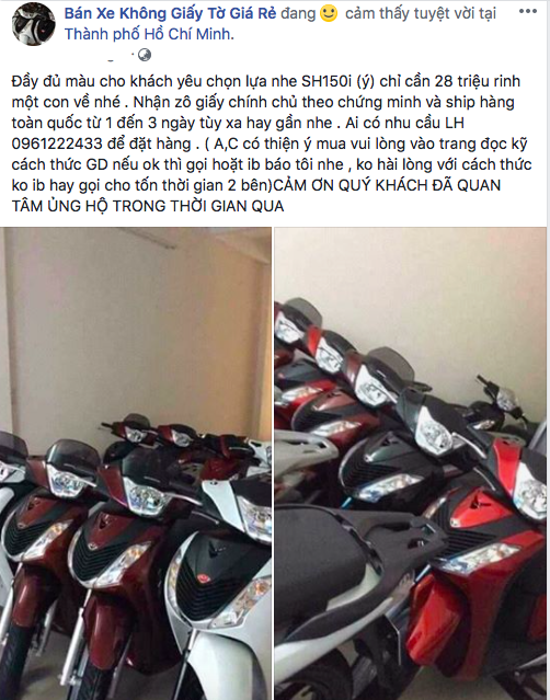 30 trieu dongxe sh xe trom cap hoa kiep xe that nhan nhan hau world cup