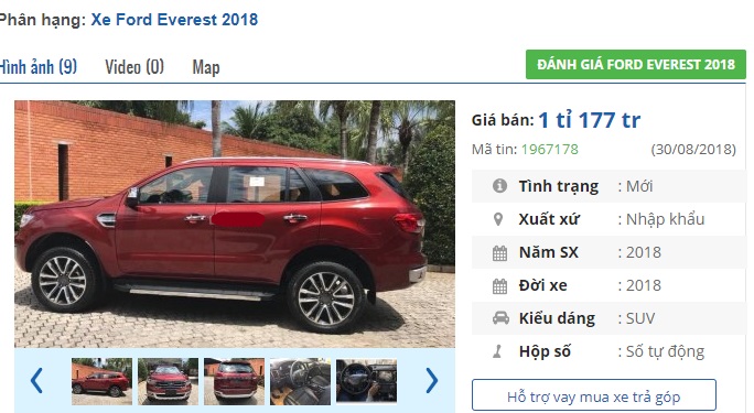 chiec o to ford moi nay duoc giam gia soc hon 500 trieu dongchiec tai viet nam