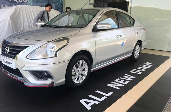 can canh nissan sunny 2018 vua bat ngo xuat hien tai viet nam